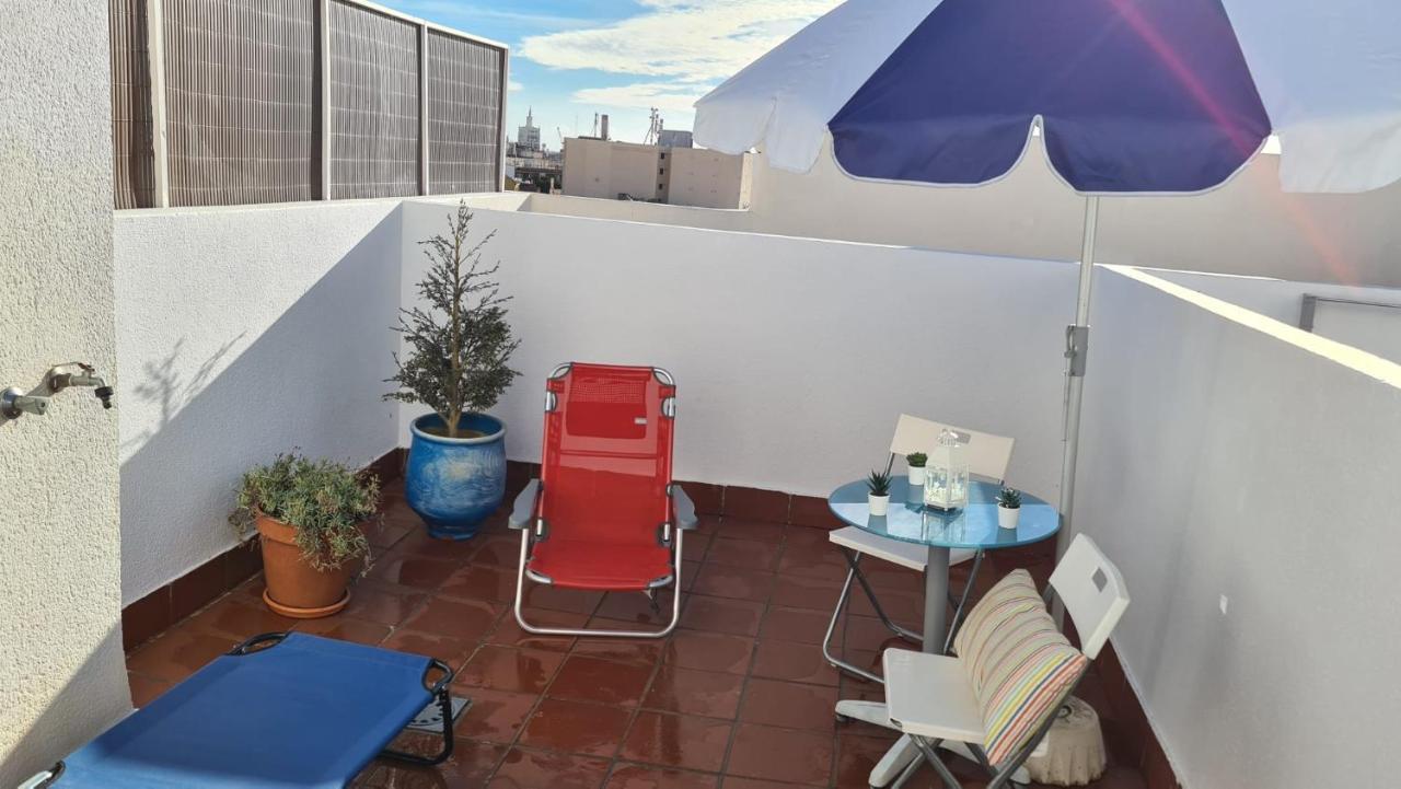 Ferienwohnung Penthouse With Solarium In The Center Of Malaga-Atico Con Solarium En El Centro De Málaga Exterior foto